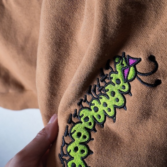 Obey Cosmic Love‎ Hoodie Urban Outfitters Size Medium Embroidered Streetwear - Picture 5 of 9